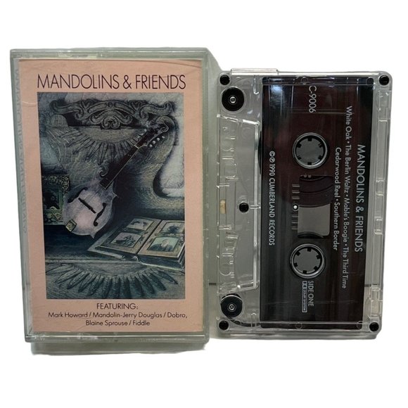 Mark Howard Mandolins & Friends Country Bluegrass Cassette Tape 1990 - Picture 1 of 4